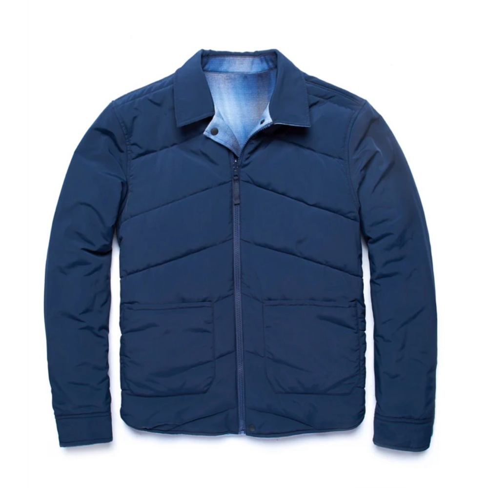 Outerknown Evolution Reversible Puffer (Indigo, L) - image 1